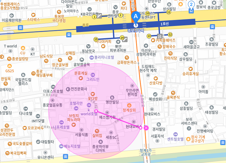 종로3가역 월주차_종로3가역 인근에 위치한 월주차장 알아보세요