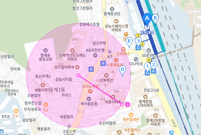 광운대역 월주차_역 근처 24시간 월주차장 추천드려요