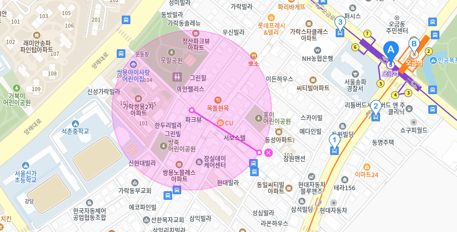 가락본동 월주차_석촌중학교에 가까운 월주차장 이용해보세요