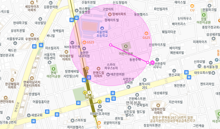 면목본동 월주차_면목역 1번출구 역세권 월주차장 안내합니다.