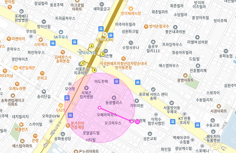 송파나루역 월주차_4번 출구 방향 24시간 월주차장 알아보세요