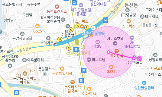 동선동 월주차_성신여대입구역 근처 24시간 월주차장