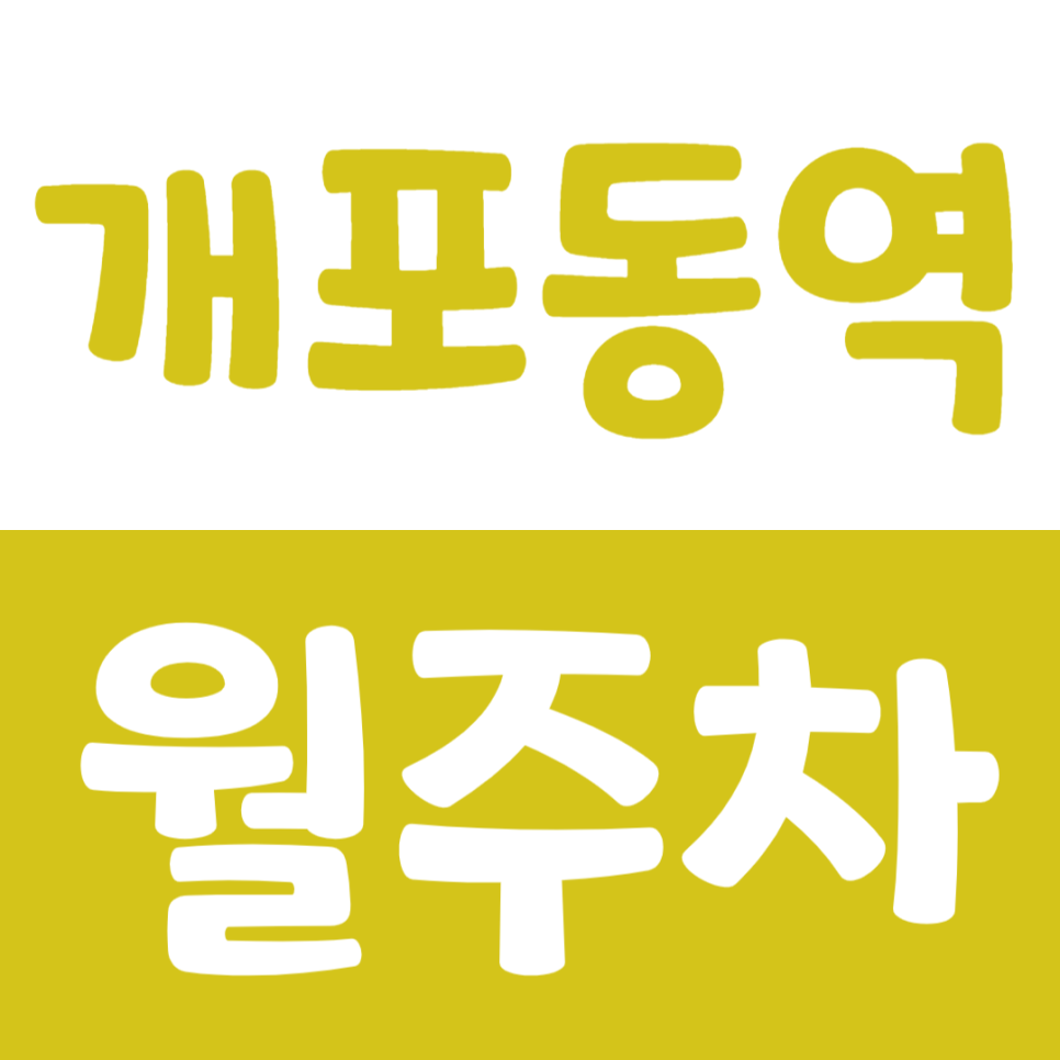 개포동역 월주차_6번출구 인근 최적의 주차장 찾기 대표 이미지