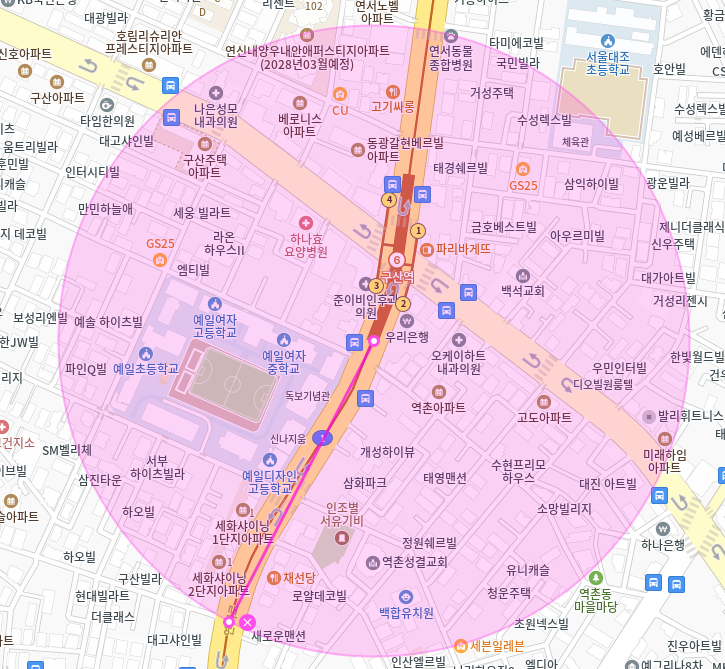 구산역 월주차_예일디자인고등학교 근처 주차장을 추천해요
