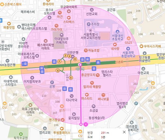이대역 월주차 이대역 초역세권 꿀주차장 소개
