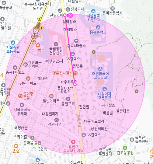 중곡동 월주차 중곡동 인근 저렴한 주차장 추천