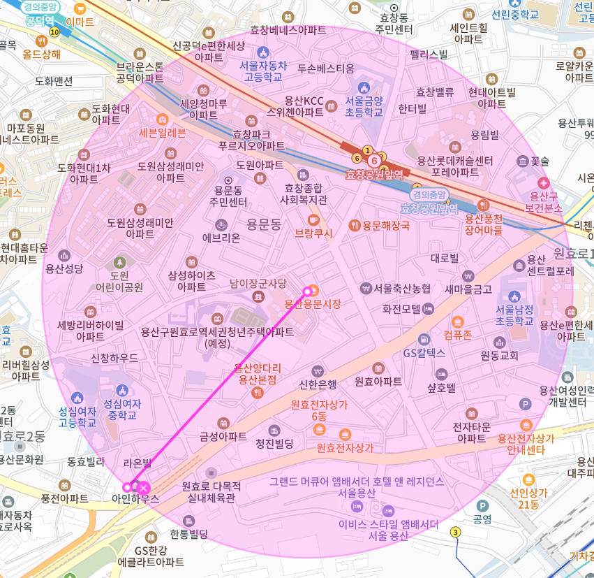원효로 월주차 효창공원역 인근 24시간 주차장 공지