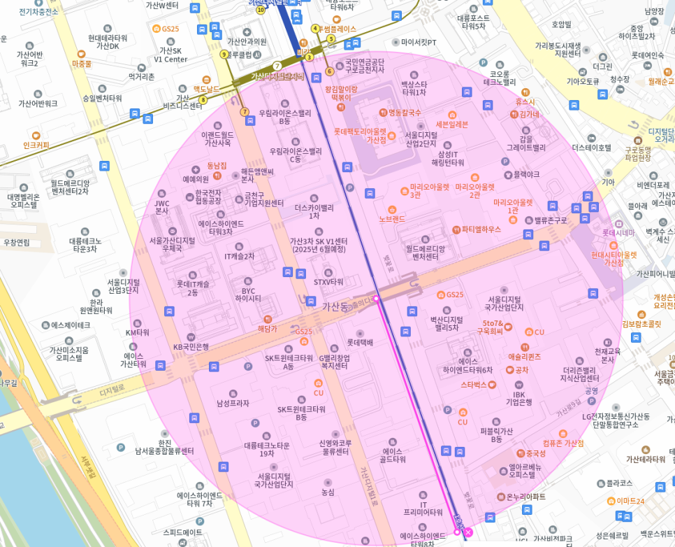 가산동 월주차 가산동 인근 초가성비, 24시간 월주차장을 안내합니다.