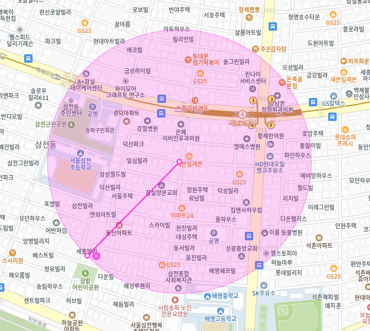 삼전동 월주차_ 삼전역, 석촌고분역 인근에서 주차할만한 곳은?