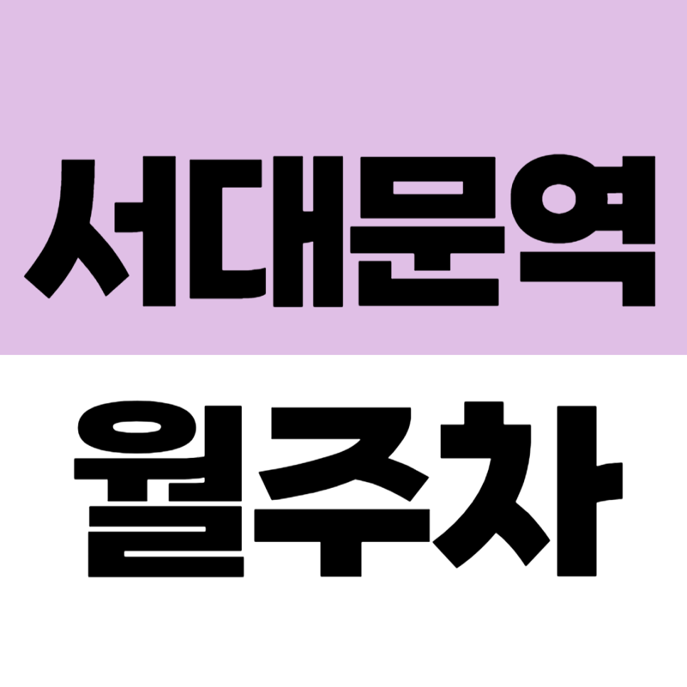 서대문역 월주차｜6번출구 이화외고 바로 앞! 10만원대 기계식 주차장 추천 대표 이미지