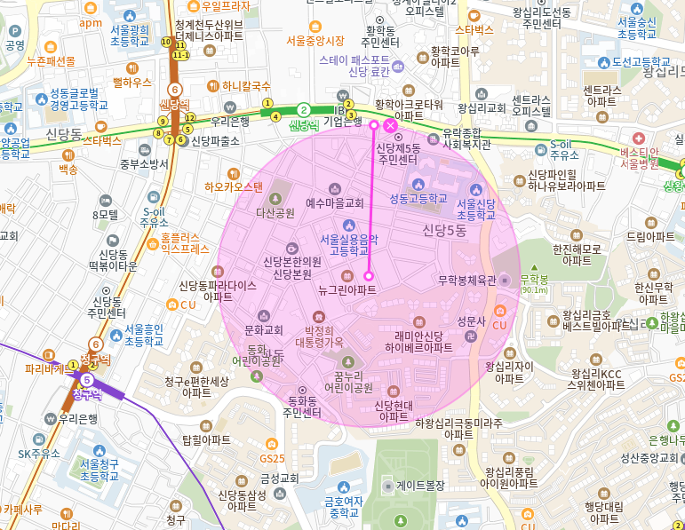 신당동 월주차 | 성동고 신당초 인근 월정기 주차장 정보