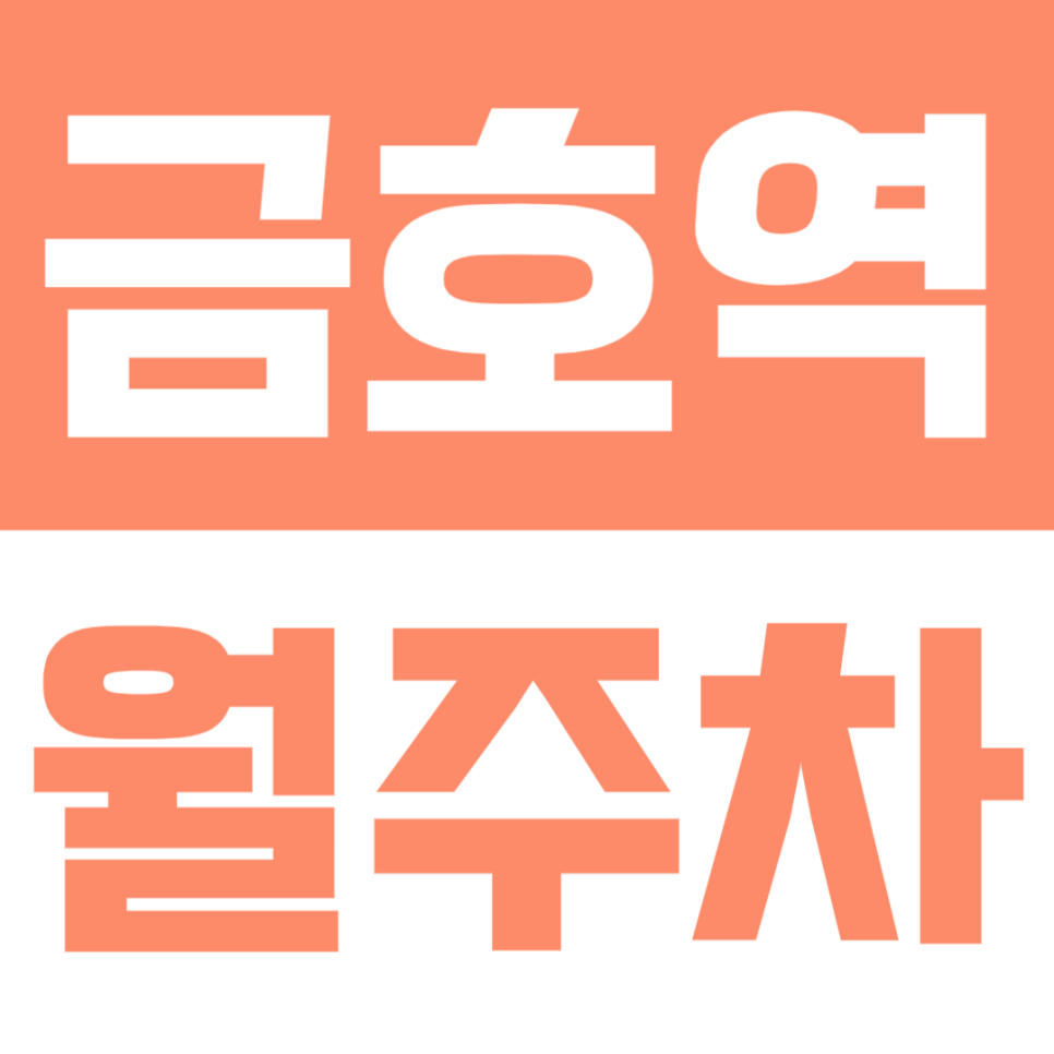 금호역 월주차 | 초역세권 도보 2분 거리·주간 이용 가능·자주식 실속형 정기주차 ✨ 대표 이미지