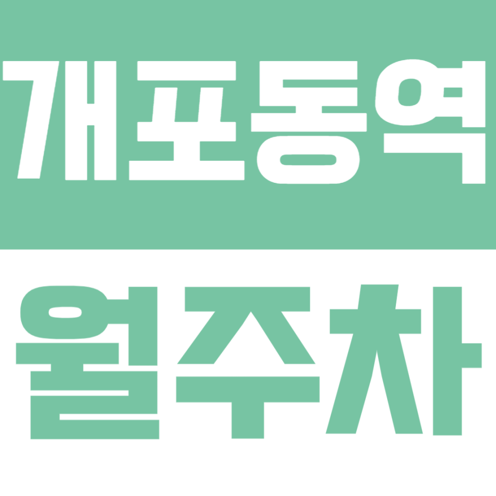 개포동역 월주차 | 개포동역 도보 4분거리 명당! 이중주차 없는 '자주식 단일주차' 대표 이미지