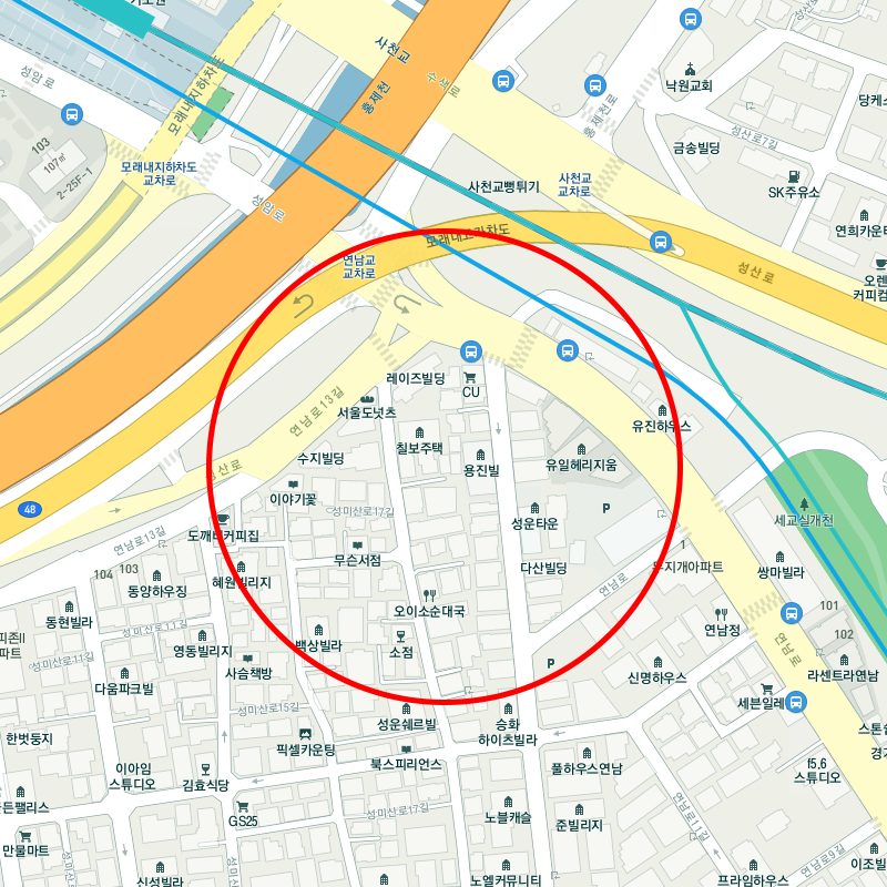 연남동월주차ㅣ홍대사범초 부근