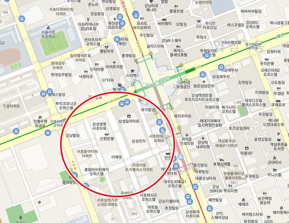 강남역월주차-역에서 걸어서 5분!(월주차장)