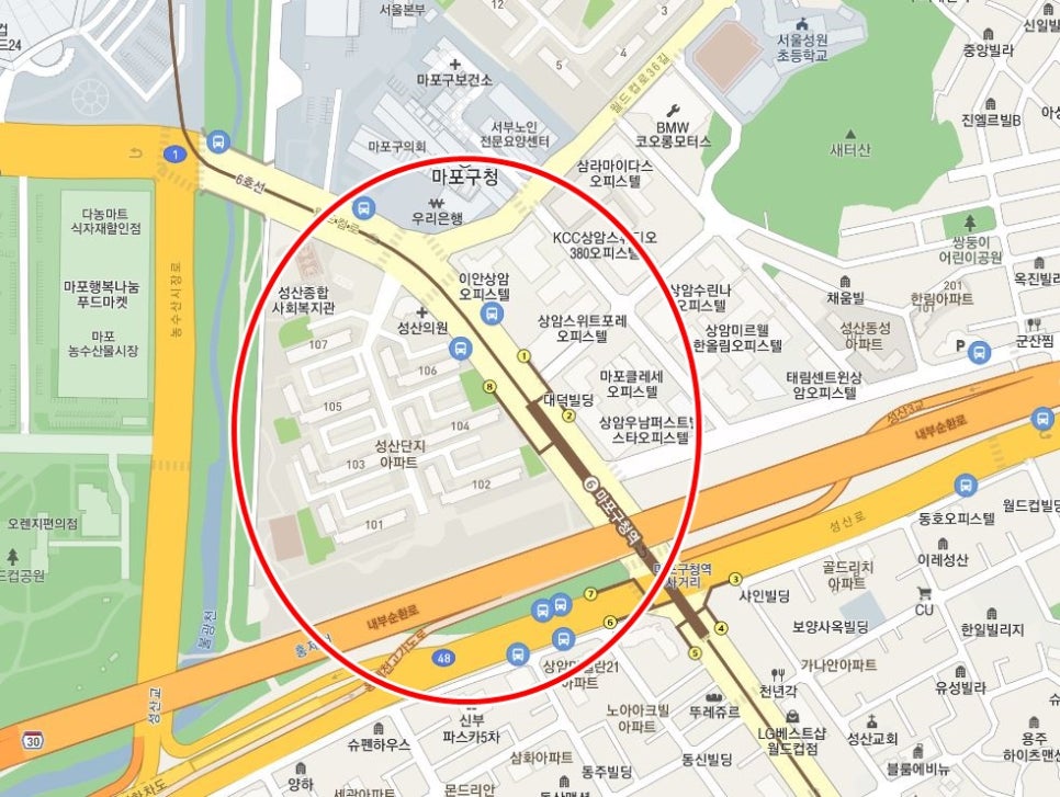 마포구청월주차_구청 맞은편 주차장!
