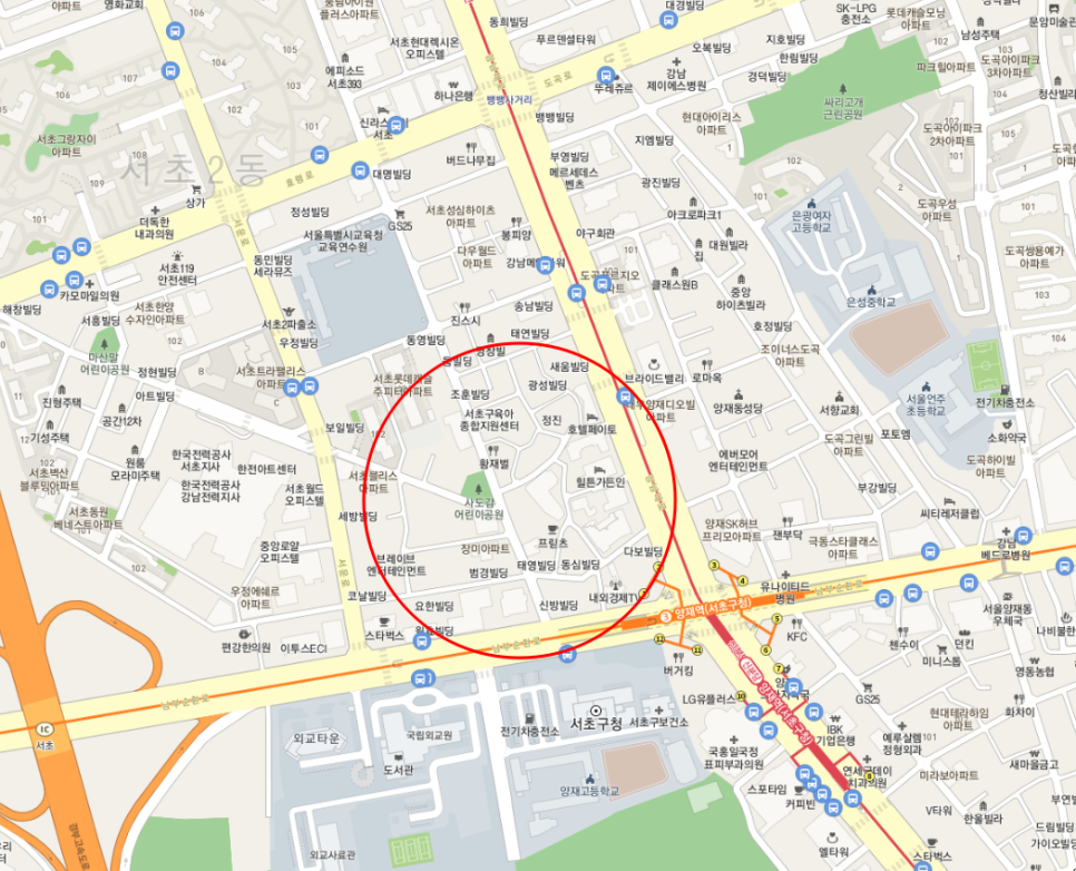 양재역월주차ㅣ서울교육청,한전 근처