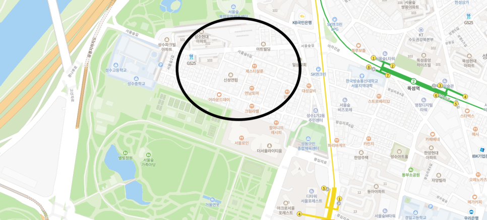 뚝섬역 월주차 정보공유드려요!