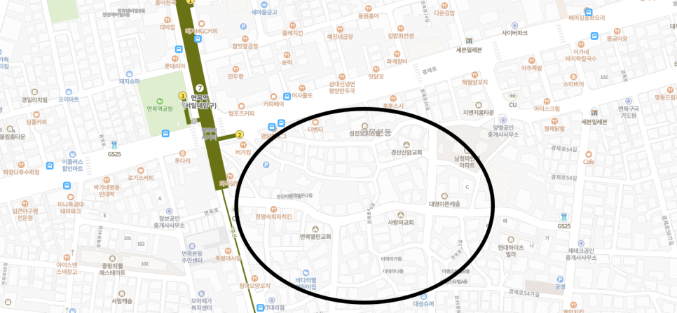 면목역 월주차, 자리 공유합니다!