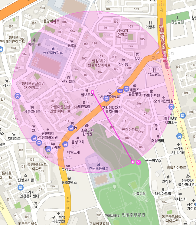 경기 구리시 인창동 인창중앙공원 동구릉역 주차장ㅣ정기권, 월주차ㅣ주만사 특가로 선착순 접수하세요!