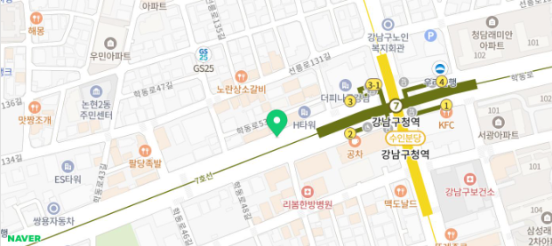 논현동 공영주차장 │ 강남구 논현동 │ 강남구청역 3번출구, 요한한의원, 학동로 인근 │월 20만원대