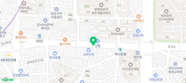 방화동 공영주차장 │ 강서구 방화동 │ 방화역, 한국유통, 방화로 인근 │월 10만원
