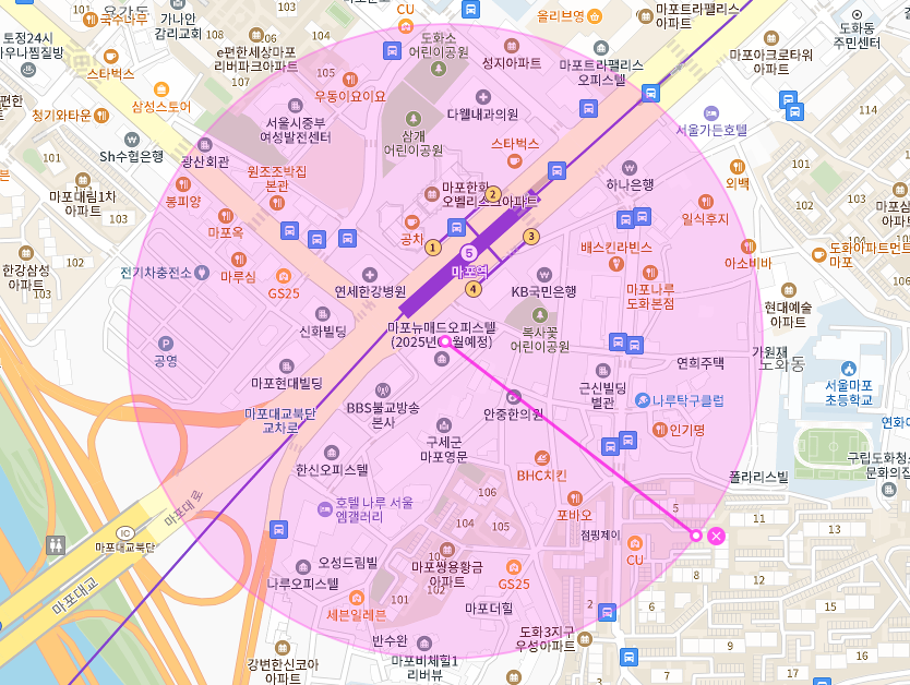 마포역 월주차│도보 5분 이내│마포구 마포동│월 10만원대 이용 가능!