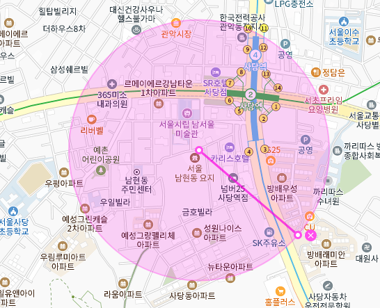 사당역 월주차│관악구 남현동│사당역 4번출구 인근 │월 10만원대