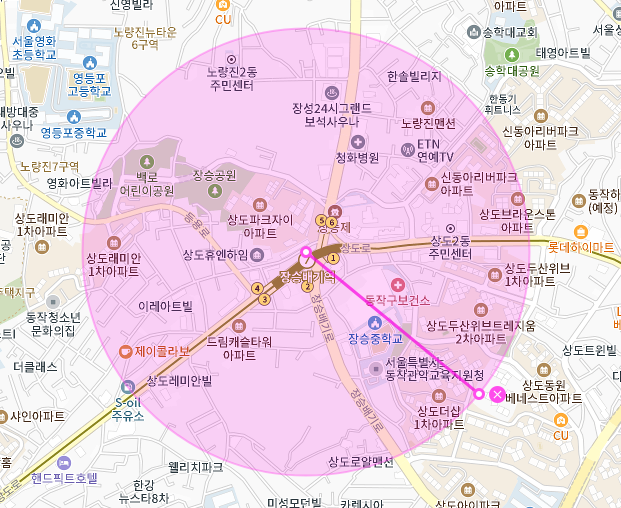 장승배기역 월주차│동작구 상도동│장승배기역 6번출구 인근 │월 8만원