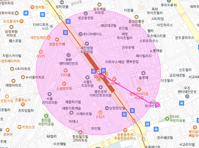 망원역 월주차│마포구 망원동│망원역 2번출구 도보 3분 이내 │월 10만원대