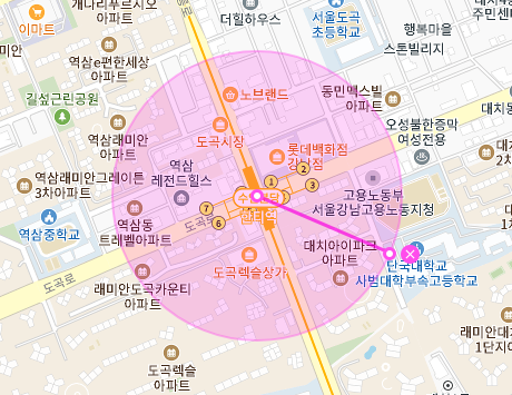 한티역 월주차│강남구 역삼동│한티역 7번출구 2분 이내 │월 20만원