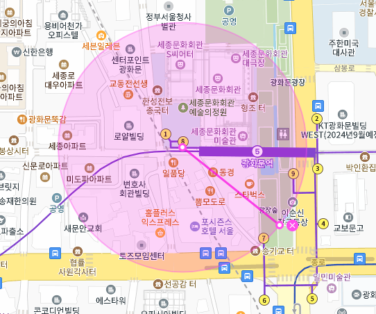 광화문역 월주차│종로구 당주동│광화문역 1번출구 인근 │월 10만원대