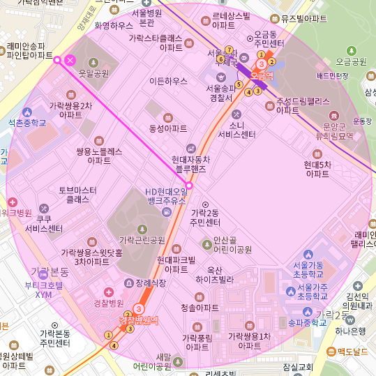 가락동 공영주차장│경찰병원역, 오금역 도보로 5분 이내│월 10만원으로 야간 주차 문제 해결!