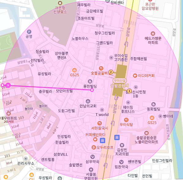 솔밭공원역 월주차│강북구 우이동│솔밭공원역 도보 2분 이내│주간 동안 주차장 이용하실 분 모집 중입니다!