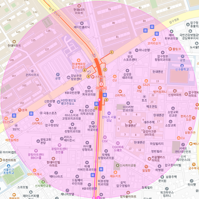 압구정 월주차 [서울시 강남구 신사동] 가장 편한 월주차 APP은 주만사입니다!