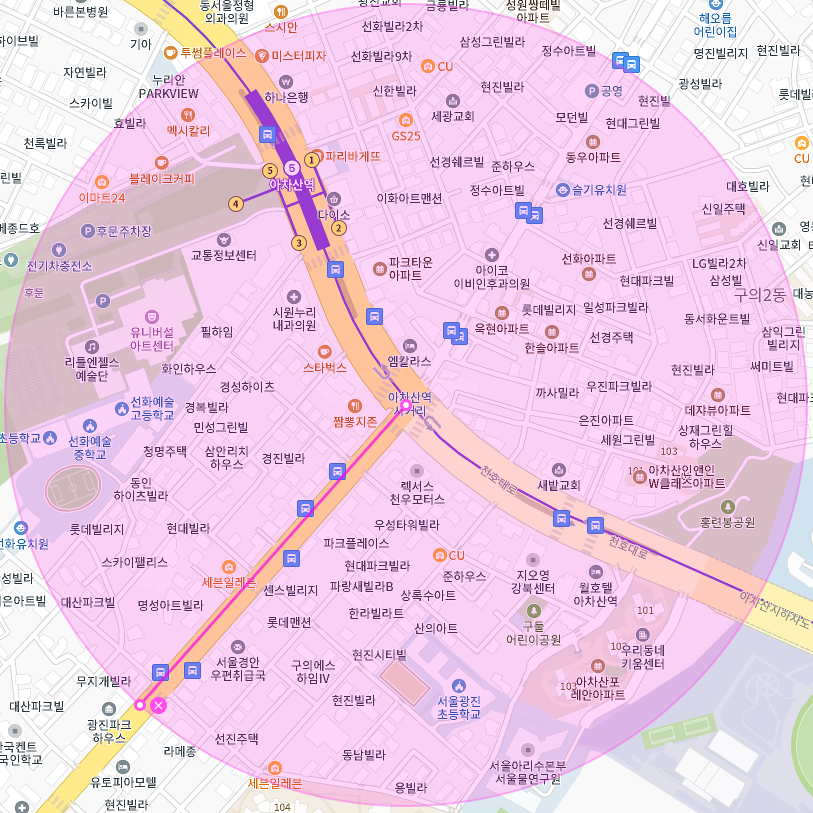 구의동 월주차 주차 문제 해결은 이제 주만사 APP으로