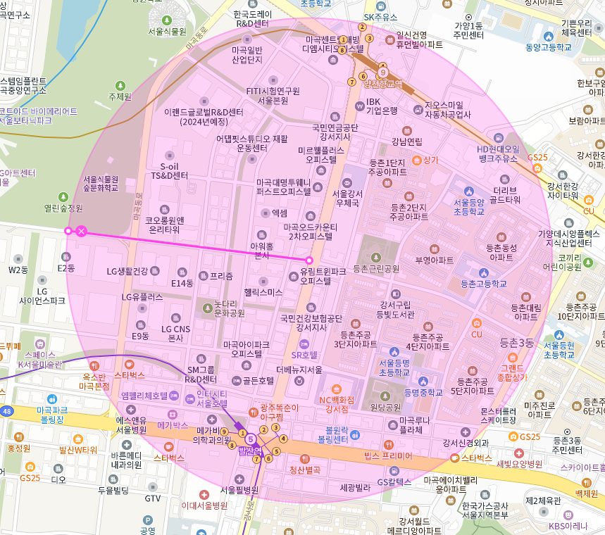 우리 회사 근처 주차장 찾기 등촌동 월주차