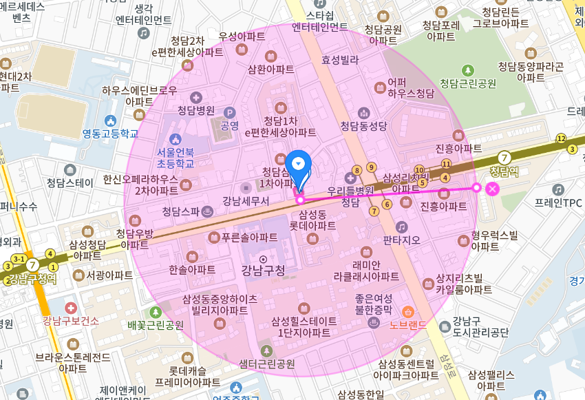 청담동 월주차 _ 강남구청과 청담역 바로 옆에 이런 월주차장 있는 거 다들 모르셨죠?
