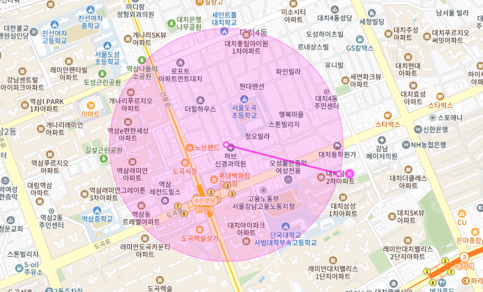 한티역 월주차 _ 티 나는 편리함 주만사 월주차