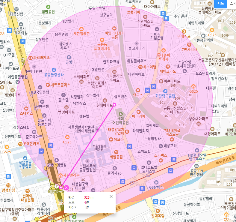 공릉동 월주차 _공들여 찾은 공릉동 단일 월주차장