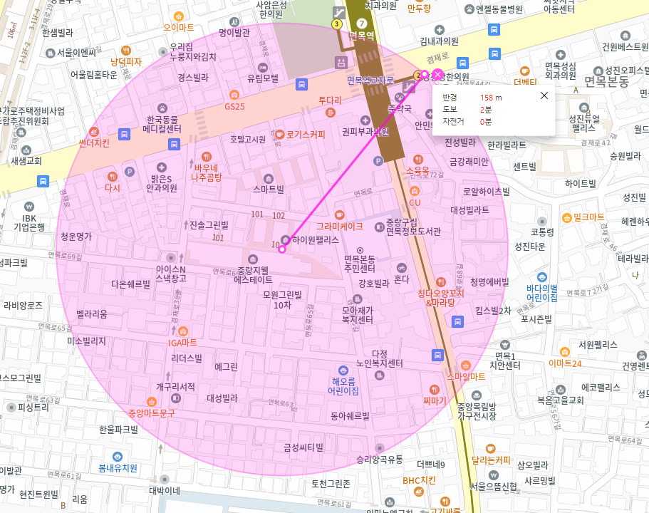 면목역 월주차 _ 면목역 도보2분거리 주차장