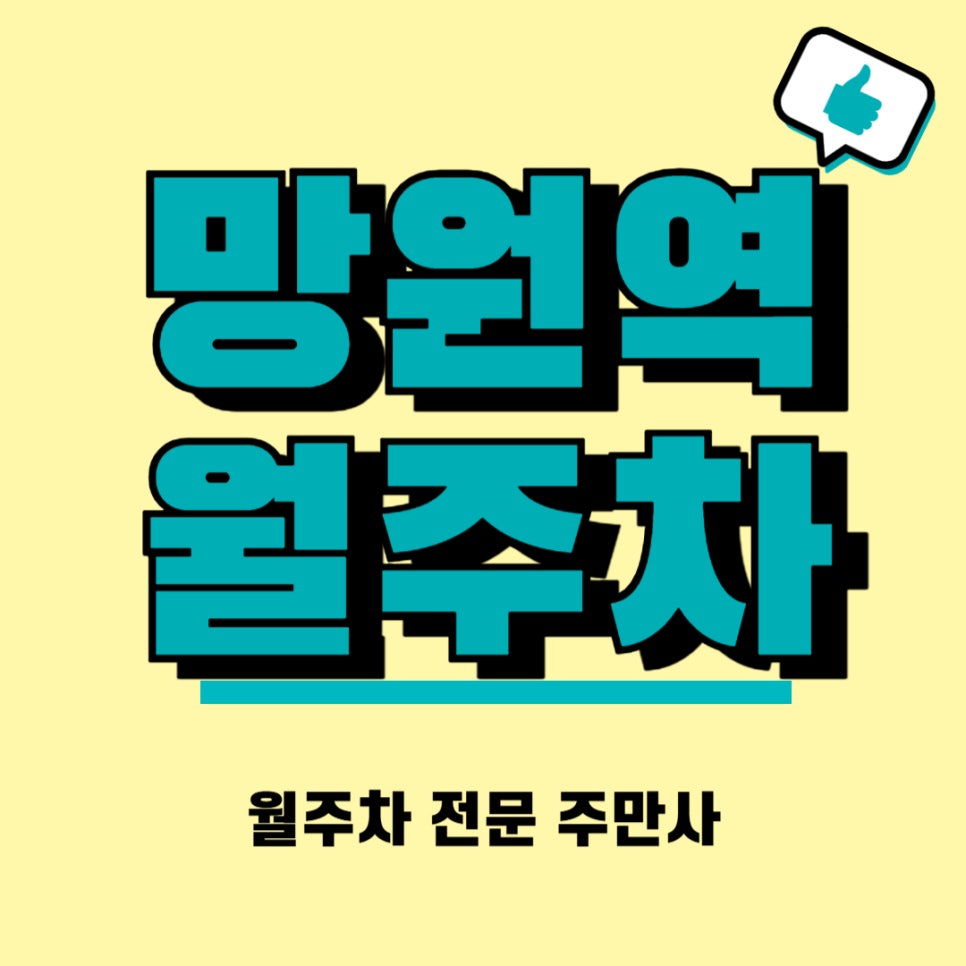 망원역 월주차 전화 한 통으로 여기에 주차하기 대표 이미지