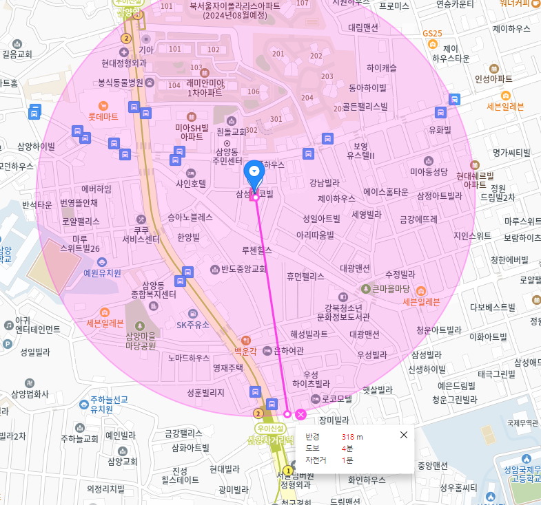 삼양사거리역 월주차  주차 알아보기 귀찮으신 분 환영합니다