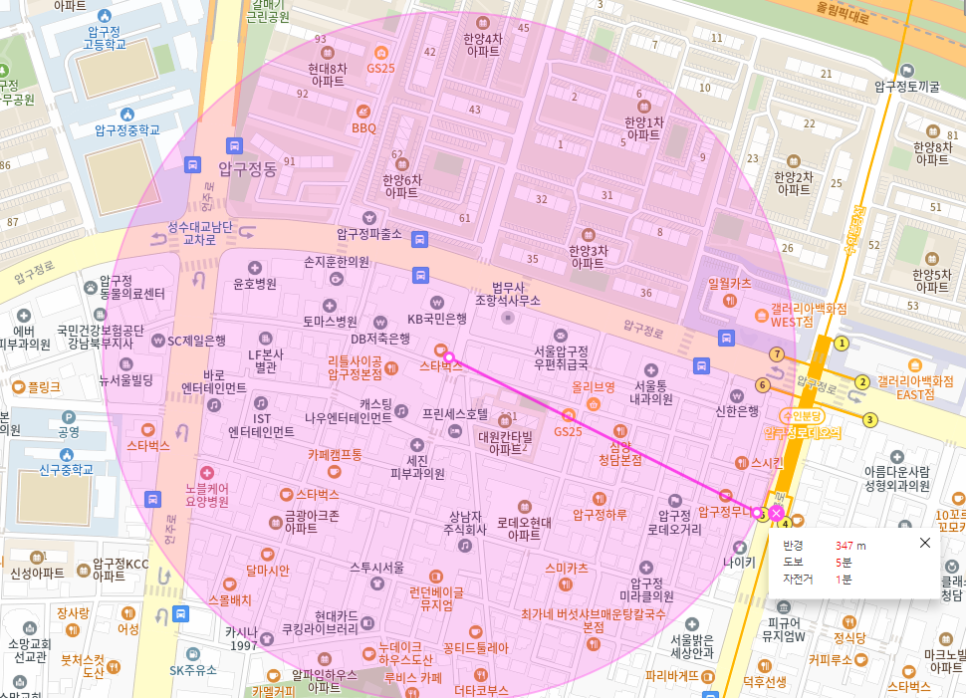 압구정로데오역 월주차 주차장을 이용하실 인근 주민이 보면 좋은 글