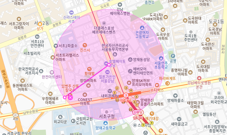 양재역 월주차_양재역, 서초구청 인근 주차장