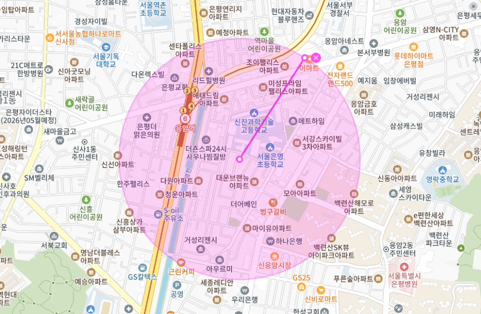 응암동 월주차 _ 응암역에서 도보 4분이면 도착하는 월주차장