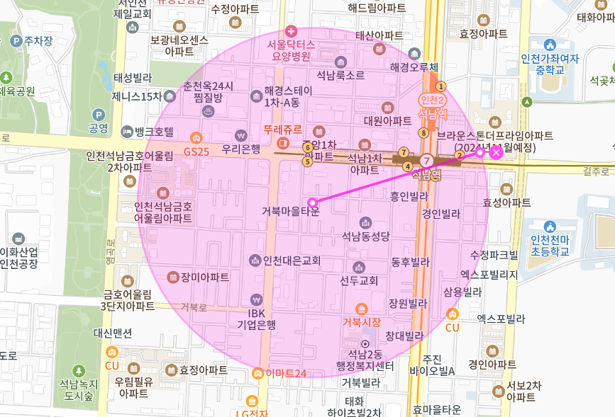 석남역 월주차 _ 지하철역 5번 출구에서 30초 걸리는 위치에 24시간 이용이 가능한 월주차장 있습니다!