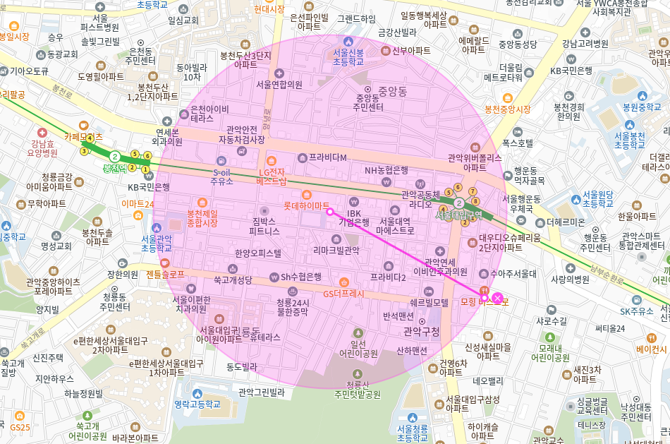 관악구 월주차_ 서울대입구역 4번출구 인근 주차장