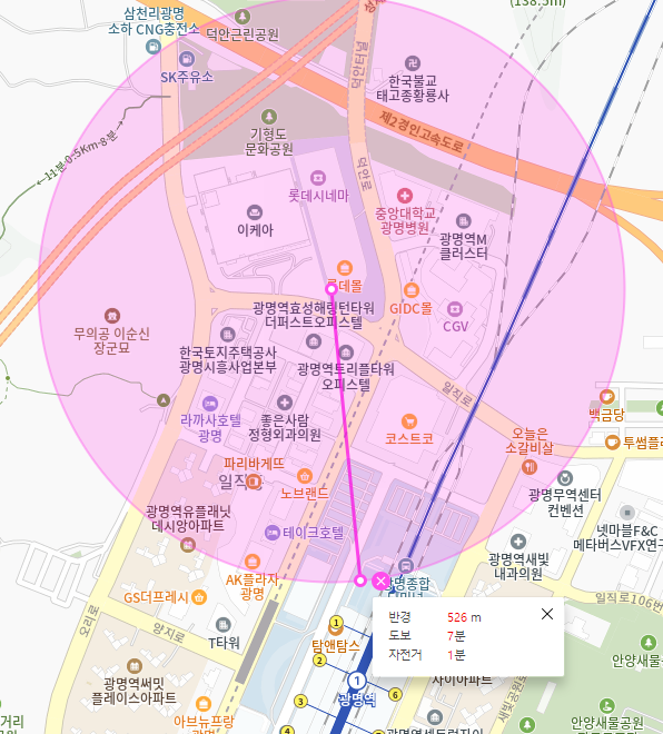 광명역 월주차, 광명 빠른 월주차의 시작 주만사