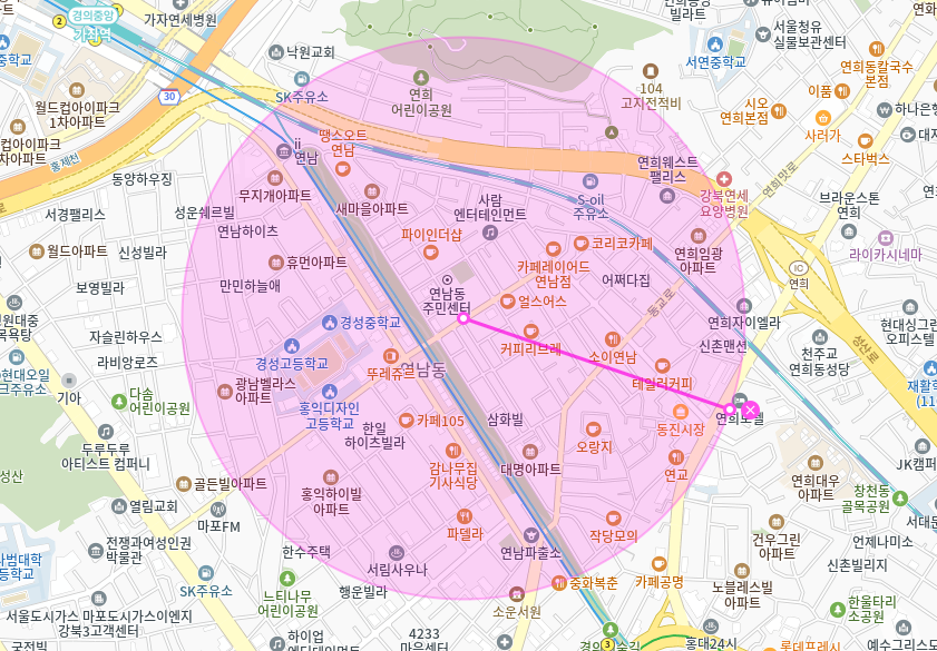 연남동 월주차_ 연남동 주민센터 인근 주차장